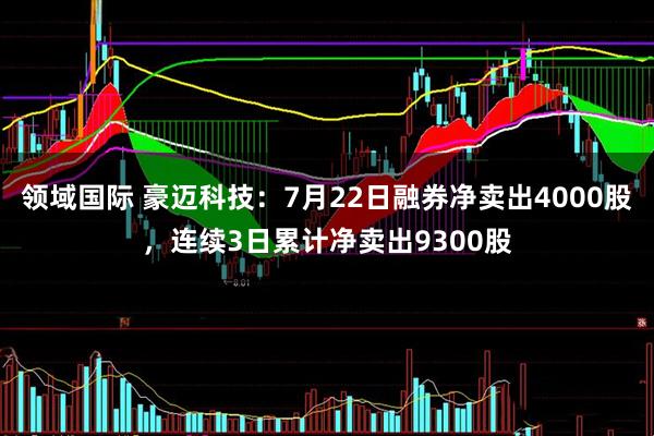 领域国际 豪迈科技：7月22日融券净卖出4000股，连续3日累计净卖出9300股